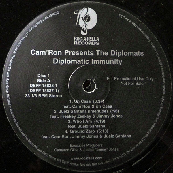 Cam'ron Presents The Diplomats ‎– Diplomatic Immunity