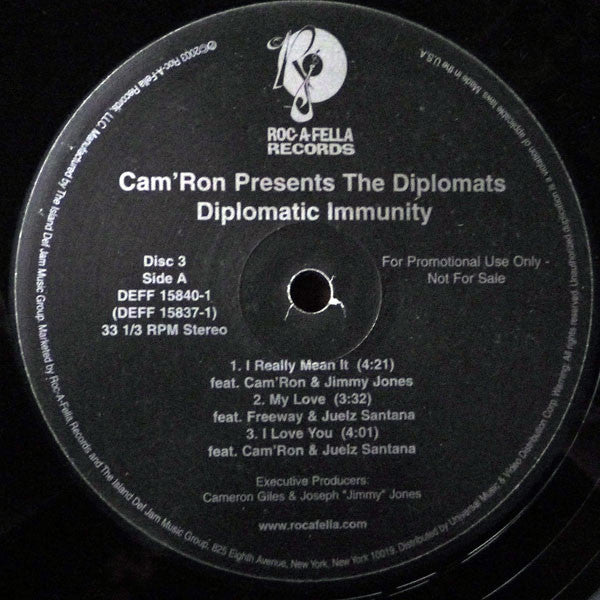 Cam'ron Presents The Diplomats ‎– Diplomatic Immunity