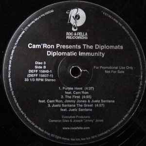 Cam'ron Presents The Diplomats ‎– Diplomatic Immunity