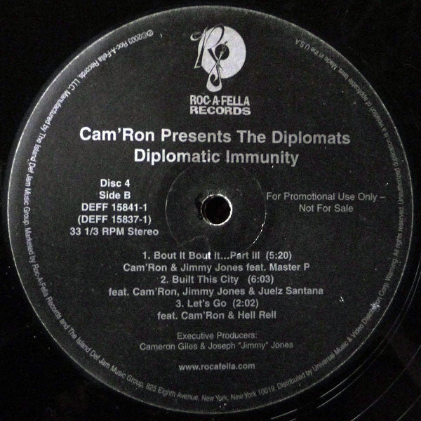 Cam'ron Presents The Diplomats ‎– Diplomatic Immunity