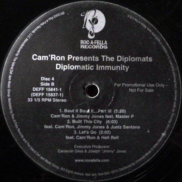 Cam'ron Presents The Diplomats ‎– Diplomatic Immunity