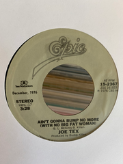 Joe Tex - Run Down,Ain't gonna bump no more