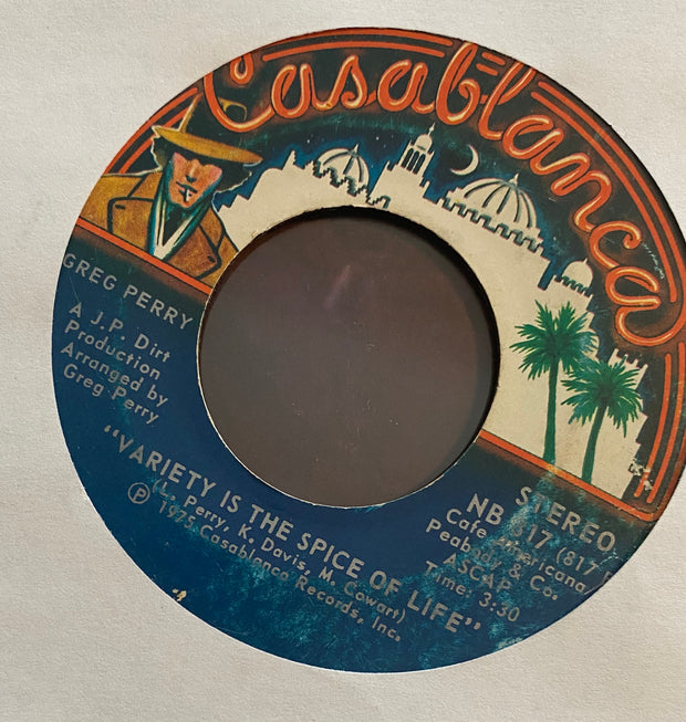 Greg Perry - Come on Down,Variety is the spice of life.    45