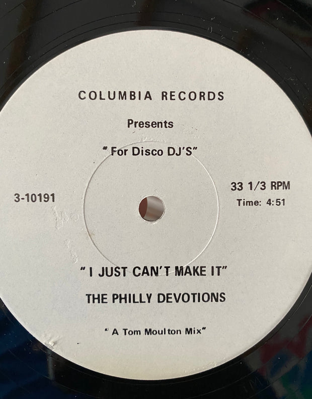 The Philly Devotions - I just can't make it  PROMO Copy!
