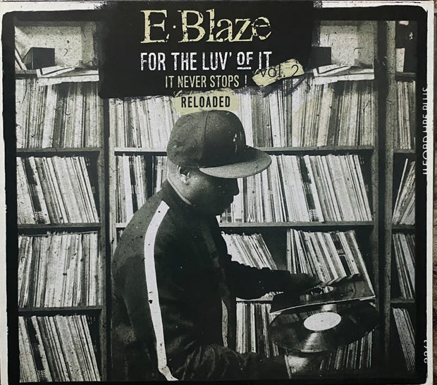 E.Blaze - For The  Luv Of It Vol.2 Reladed LP  Black-Yellow Spatter Limited Edition