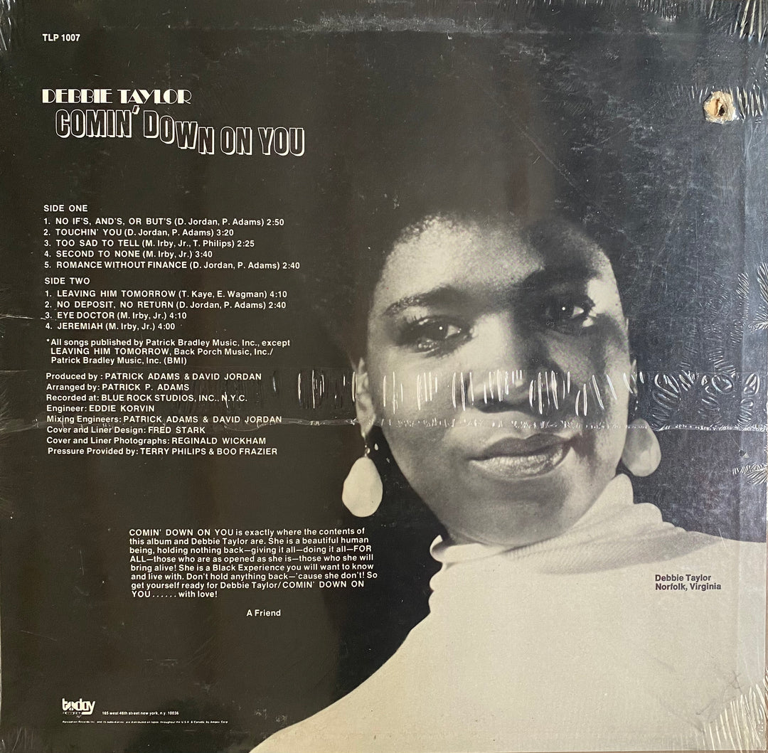 Debbie Taylor – Comin' Down On You | Releases | Discogs