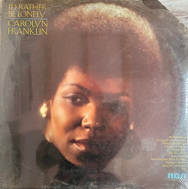Carolyn Franklin - I'd rather be lonely