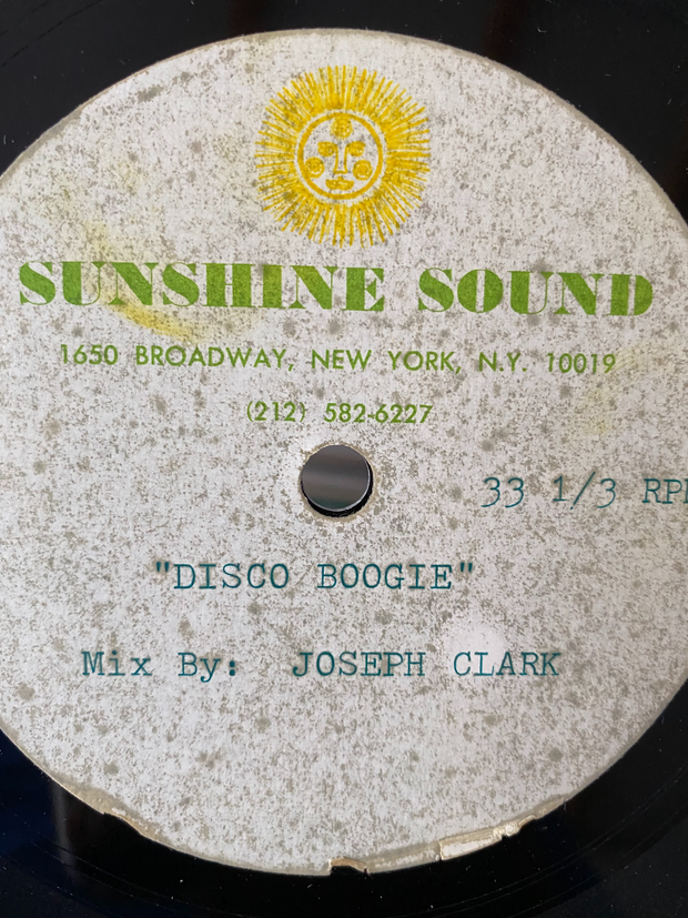 Disco Boogie Mix by Joseph Clark    ACETATE!